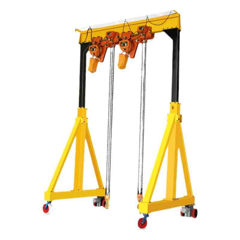 移動龍門吊起重（chóng）吊機小型電動升降（jiàng）式吊架1/2/3噸可（kě）拆卸簡易龍門（mén）架