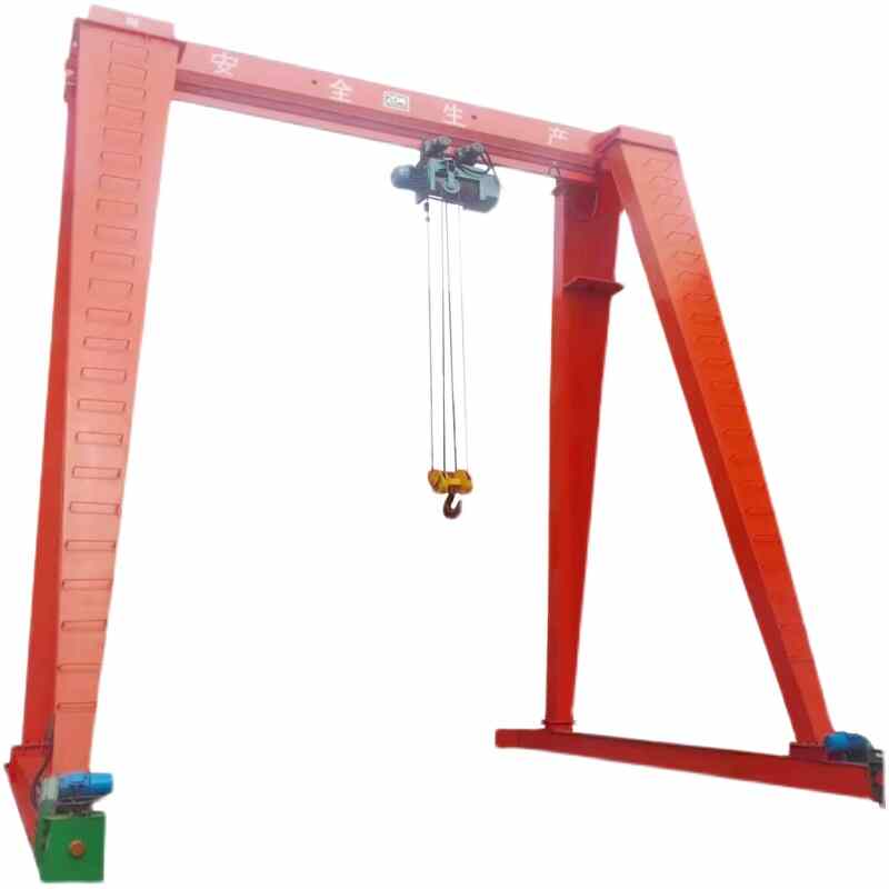 定製龍門（mén）吊升降單梁10噸電動（dòng）5噸花架門式起重機30T雙梁軌道集裝箱