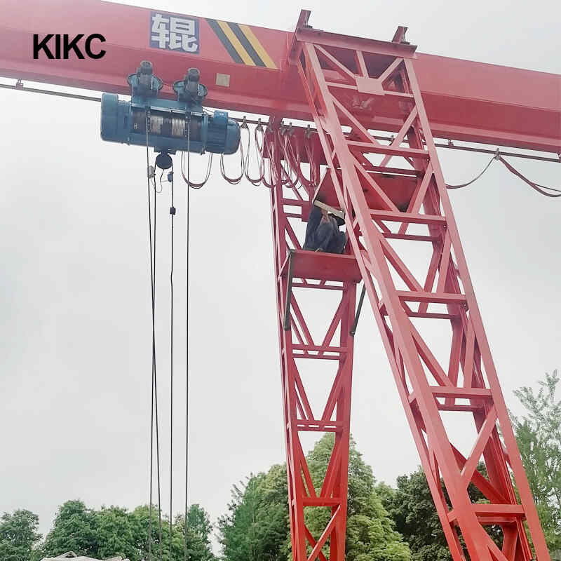 定製（zhì）龍門吊升降單梁10噸電動5噸花架（jià）門式起重（chóng）機30T雙梁軌道集裝箱